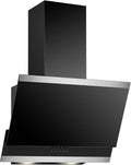 Bomann Dunstabzugshaube 60 cm, DU 7610 G, Abzugshaube mit 3 Leistungsstufen, Umluft & Abluft, Energieeffizienzklasse B, leise, inkl. Montagematerial