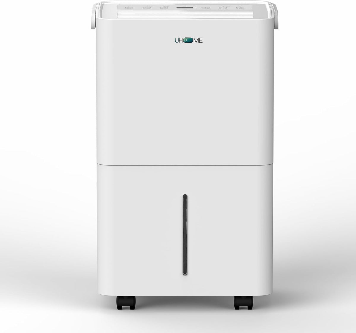 Uhome Luftentfeuchter elektrisch 12L in 24h, Ablaufschlauch (12L Luftentfeuchter), Raumentfeuchter für 54m³/18m², entfeuchter mit Autoabschaltung