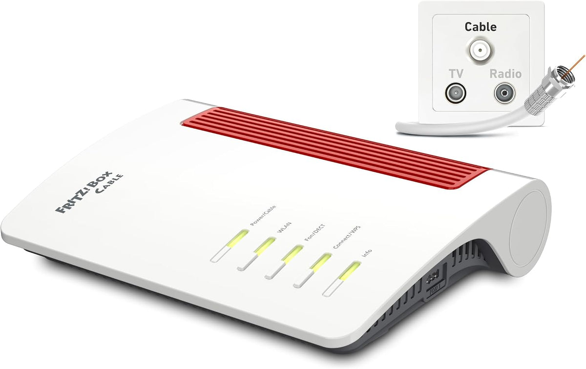 FRITZ!Box 6670, Router für den Kabel-Anschluss, Wi-Fi 7 bis zu 3,6 GBit/s