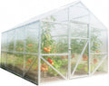 Victoria Stahl Gewächshaus 300x400x250 cm, 6 mm HKP, mit Fundament