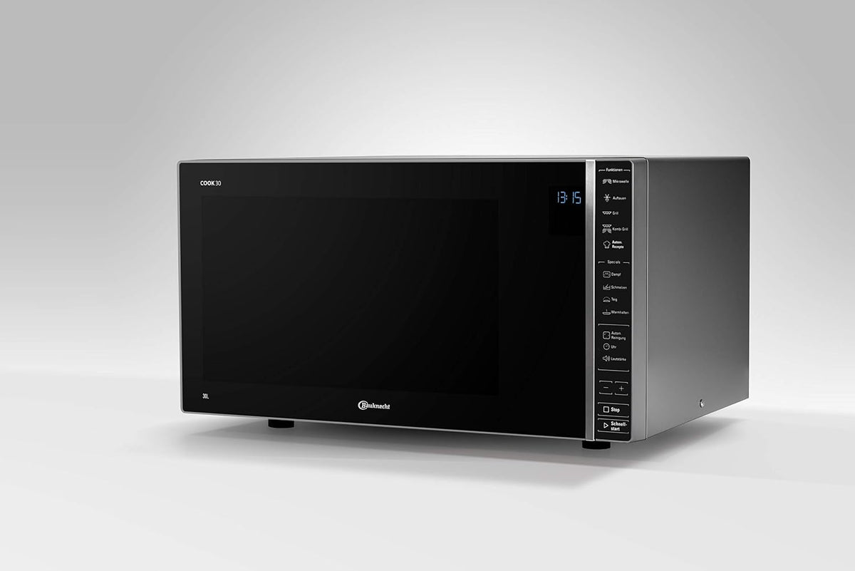 Bauknecht MW 304 M/ Kombination Grill und Mikrowelle/ 900 W/ 30 L Garraum/ Quartz Grill 1050 W/ Dampfgarfunktion/ AutoClean/ Joghurt-Funktion