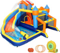 AIYAPLAY Hüpfburg mit Gebläse 8-in-1 für 4 Kinder 3–8 Jahre 350x325x210cm