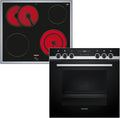 Siemens iQ500 Einbauherd Set mit Elektrokochfeld 60 x 60 cm EQ521KB11
