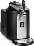 Klarstein Beerkules Bierzapfanlage Bierkühler, für alle 5 l Fässer mit und ohne Zapfsystem, Kompressionskühlung: Kühltemperaturen von 2-12 °C