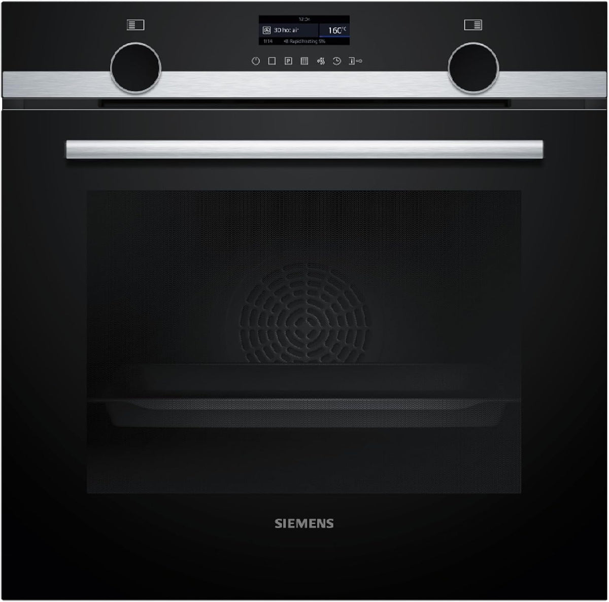 Siemens iQ500 Einbau-Backofen 60 x 60 cm Edelstahl AirFry HB579GBR3